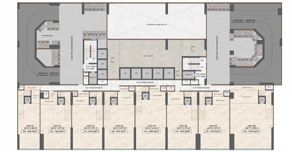 Squarefeet Group Wagle Estate Office Layout Plan Squarefeet Group Wagle Estate Office Layout Plan